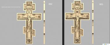 Кресты и распятия (Большое распятие на могилу, KRS_0244) 3D модель для ЧПУ станка