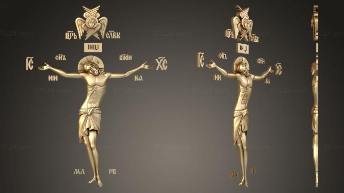 Кресты и распятия (Декоры на деревянный крест, KRS_0247) 3D модель для ЧПУ станка