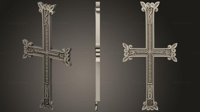 Кресты и распятия (Версия KRS 0035, KRS_0287) 3D модель для ЧПУ станка