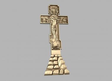 Crosses (Cross with christ, KRS_0291) 3D models for cnc