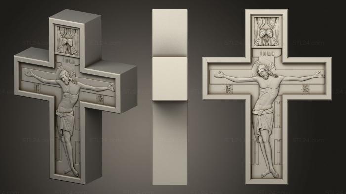 Crosses (Crucifix, KRS_0293) 3D models for cnc