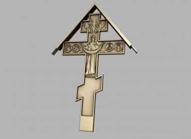 Crosses (Cross and crucifixion, KRS_0296) 3D models for cnc