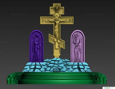 Crosses (Cross with upcoming events, KRS_0298) 3D models for cnc