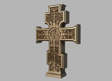 Crosses (Openwork large cross on the monument, KRS_0301) 3D models for cnc