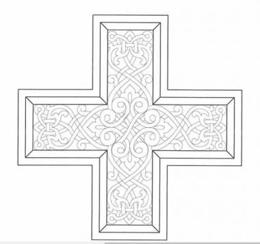 Crosses (Cross ornament, KRS_0303) 3D models for cnc