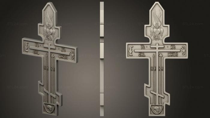 Crosses (Cross with an angel, KRS_0307) 3D models for cnc