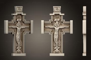 Crosses (Body cross with a crucifix, KRS_0308) 3D models for cnc