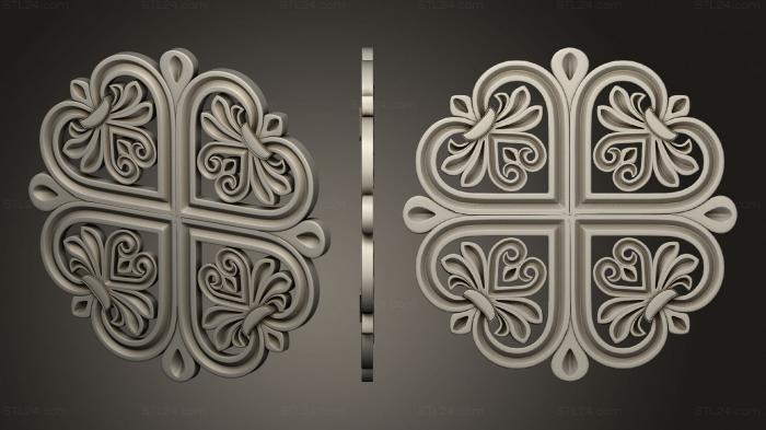 Crosses (Carved panel with a cross, KRS_0318) 3D models for cnc