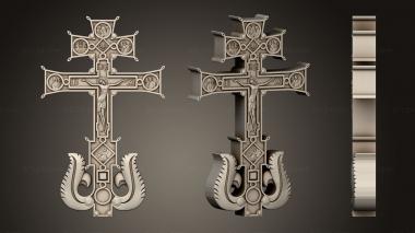 Crosses (Crucifixion version1, KRS_0323) 3D models for cnc