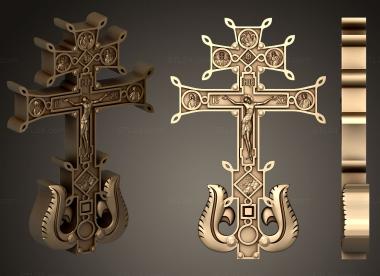 Crosses (Crucifix, KRS_0324) 3D models for cnc