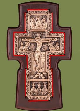 Crosses (The Crucifixion with Jesus and the Saints version 1, KRS_0325) 3D models for cnc