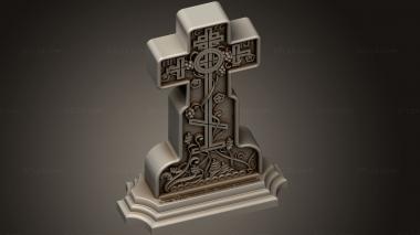 Crosses (Cross with a grapevineversion3, KRS_0335) 3D models for cnc