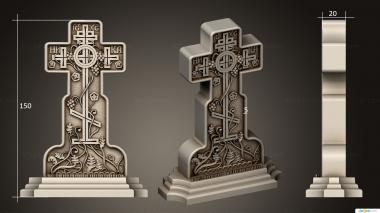 Crosses (Cross with grapevineversion4, KRS_0336) 3D models for cnc