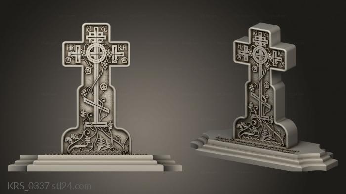 Crosses (Cross with grapevineversion5, KRS_0337) 3D models for cnc