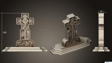 Crosses (Cross with grapevineversion5, KRS_0337) 3D models for cnc