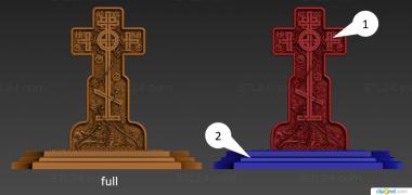 Crosses (Cross with grapevineversion5, KRS_0337) 3D models for cnc