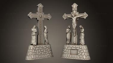 Crosses (Cross by volume with upcoming events, KRS_0347) 3D models for cnc