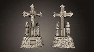 Crosses (Cross by volume with upcoming events, KRS_0347) 3D models for cnc