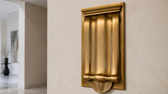 Corbels (Wall bracket with a refined wavy profile, KR_0195-1) 3D models for cnc