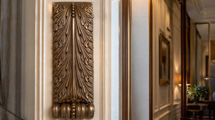 Corbels (Carved Classic Bracket with Symmetrical Acanthus leaves, KR_0261-9) 3D models for cnc