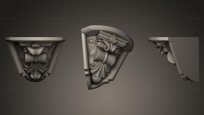 Corbels (Middle Poly Corbles Collection 1_2, KR_0699) 3D models for cnc