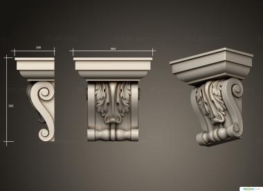 Corbels (Bracket, KR_0779) 3D models for cnc