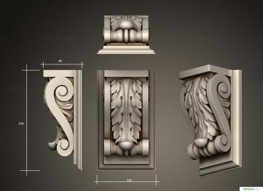 Corbels (Bracket, KR_0779) 3D models for cnc