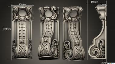 Corbels (Bracket, KR_0792) 3D models for cnc