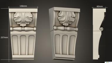 Corbels (Simplified bracket, KR_0794) 3D models for cnc