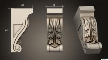 Corbels (Bracket for TV zone version1, KR_0795) 3D models for cnc