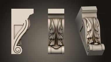 Corbels (Bracket for TV zone version1, KR_0795) 3D models for cnc