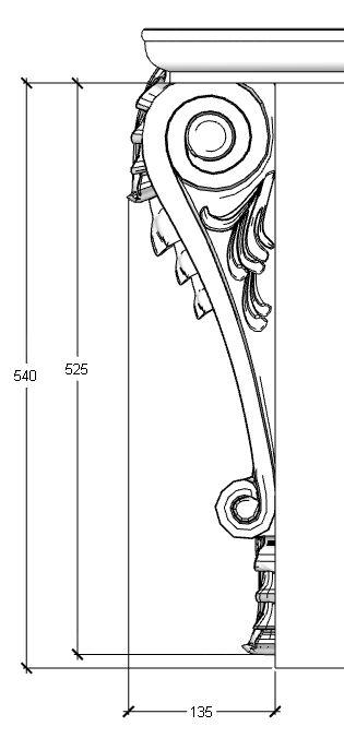 Corbels (Bracket, KR_0798) 3D models for cnc