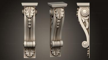 Corbels (Bracket, KR_0798) 3D models for cnc