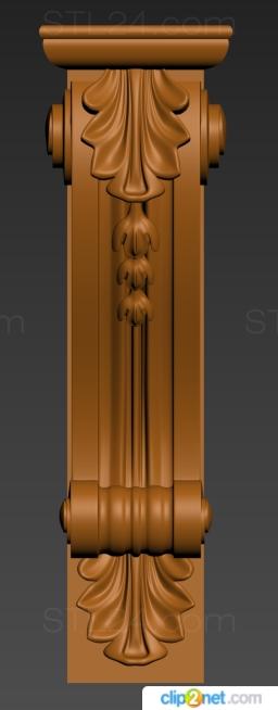 Corbels (Bracket, KR_0798) 3D models for cnc