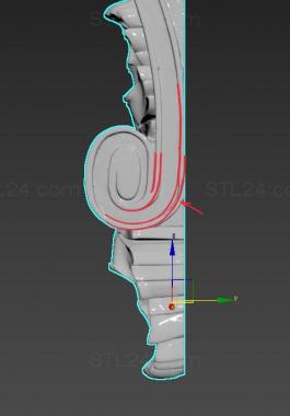 Corbels (The bracket is narrow, KR_0803) 3D models for cnc