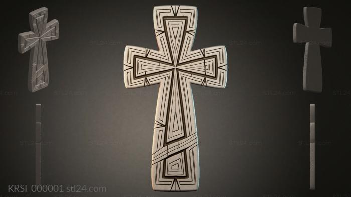 Кресты разные (KRSI_000001) 3D модель для ЧПУ станка