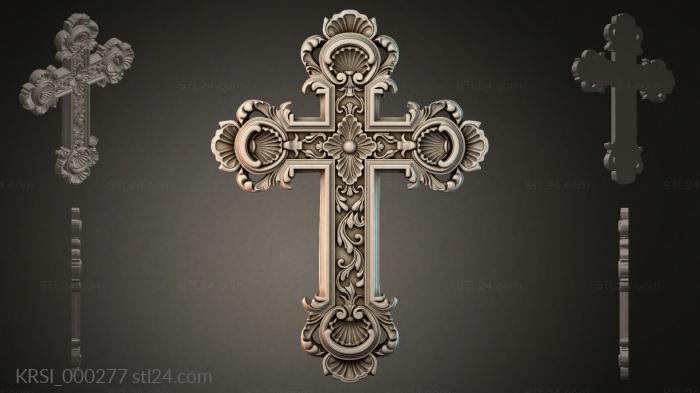 Different crosses (KRSI_000277) 3D models for cnc