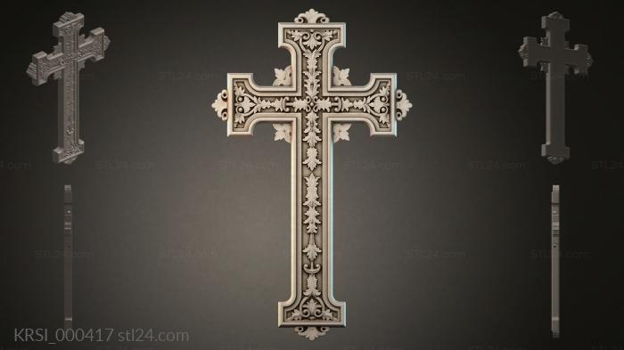 Кресты разные (KRSI_000417) 3D модель для ЧПУ станка