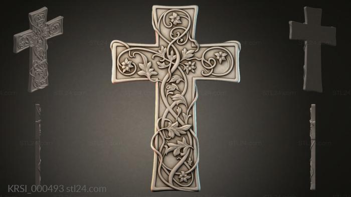 Кресты разные (KRSI_000493) 3D модель для ЧПУ станка