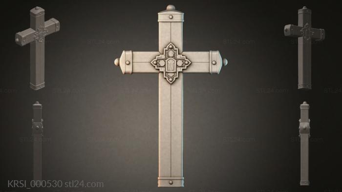 Кресты разные (KRSI_000530) 3D модель для ЧПУ станка
