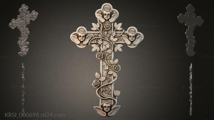 Different crosses (KRSI_000698) 3D models for cnc