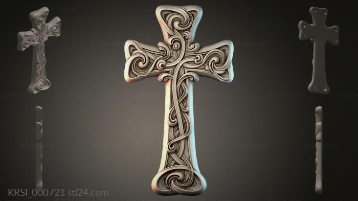 Кресты разные (KRSI_000721) 3D модель для ЧПУ станка