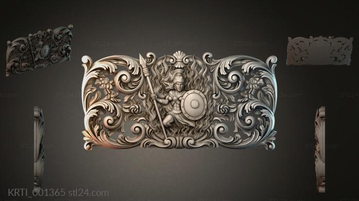 Cartouches (KRTI_001365) 3D models for cnc