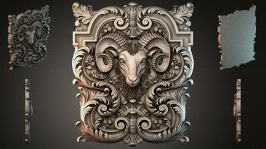 Cartouches KRTI_001441 3d model