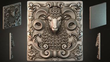 Cartouches KRTI_001855 3d model