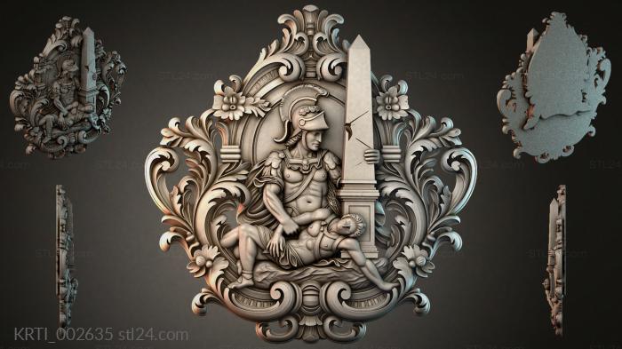 Cartouches (KRTI_002635) 3D models for cnc
