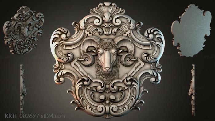 Cartouches (KRTI_002697) 3D models for cnc