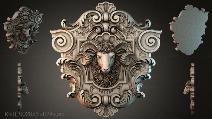 Cartouches (KRTI_002855) 3D models for cnc