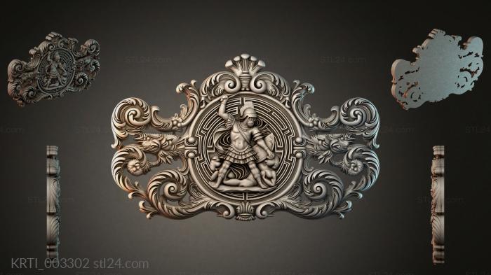 Cartouches (KRTI_003302) 3D models for cnc