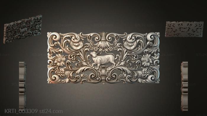 Cartouches (KRTI_003309) 3D models for cnc